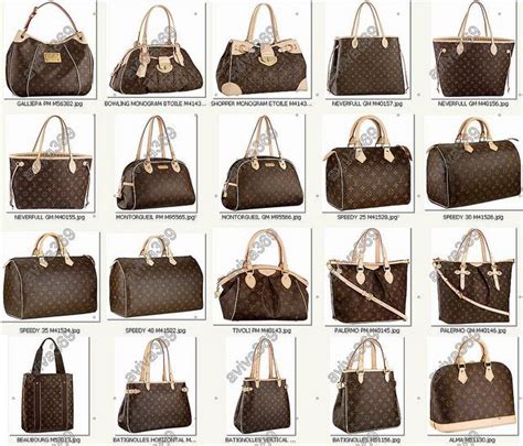 louis vuitton bag styles names|louis vuitton traditional bag.